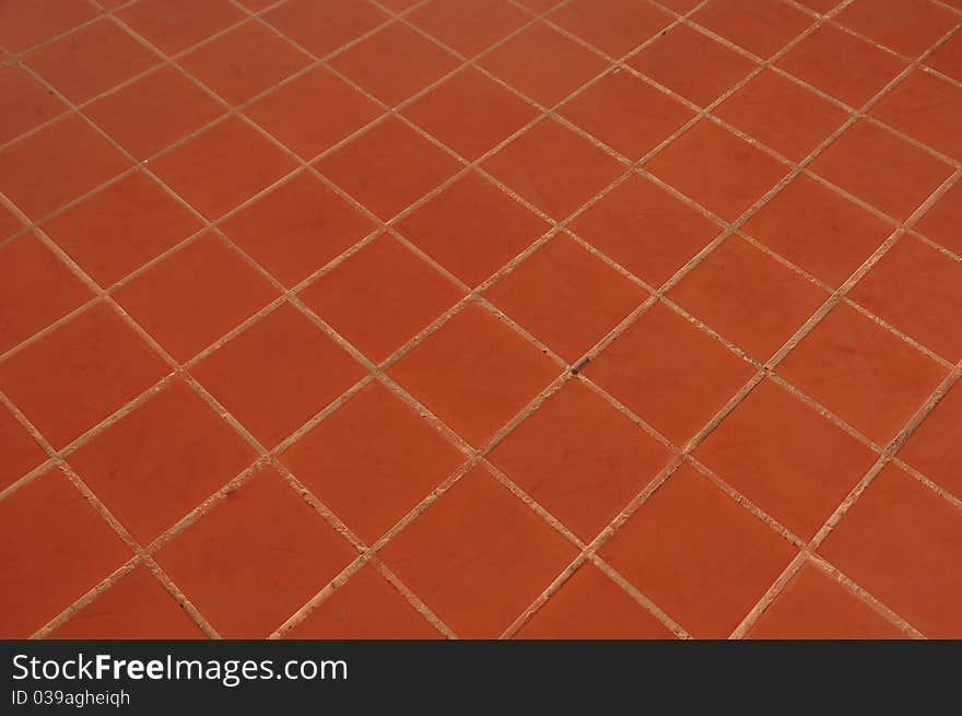 Red Bricks Floor Path Background. Red Bricks Floor Path Background