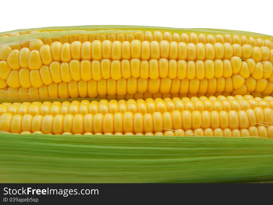 Isolated corn. Element of design.