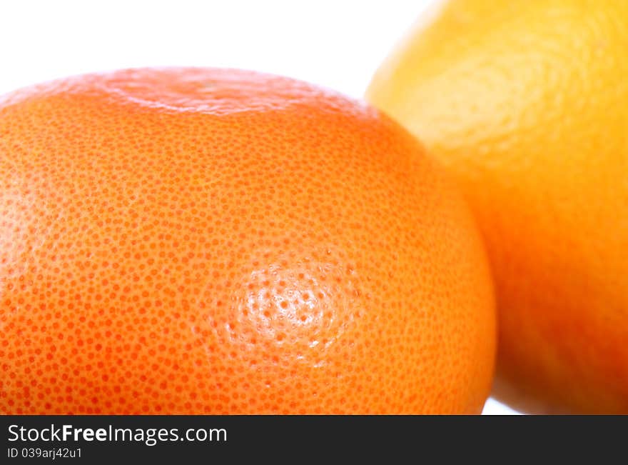 Close-up of a fresh grapefruit. Close-up of a fresh grapefruit