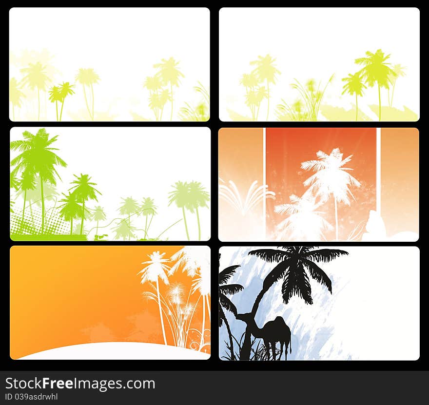 Tropical background with palm tree. Tropical background with palm tree