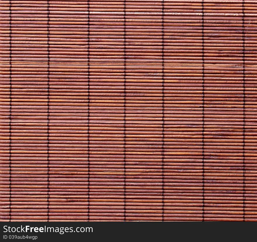 Bamboo mat background