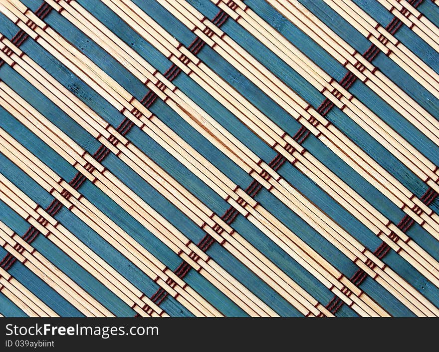 Bamboo mat background, natural texture