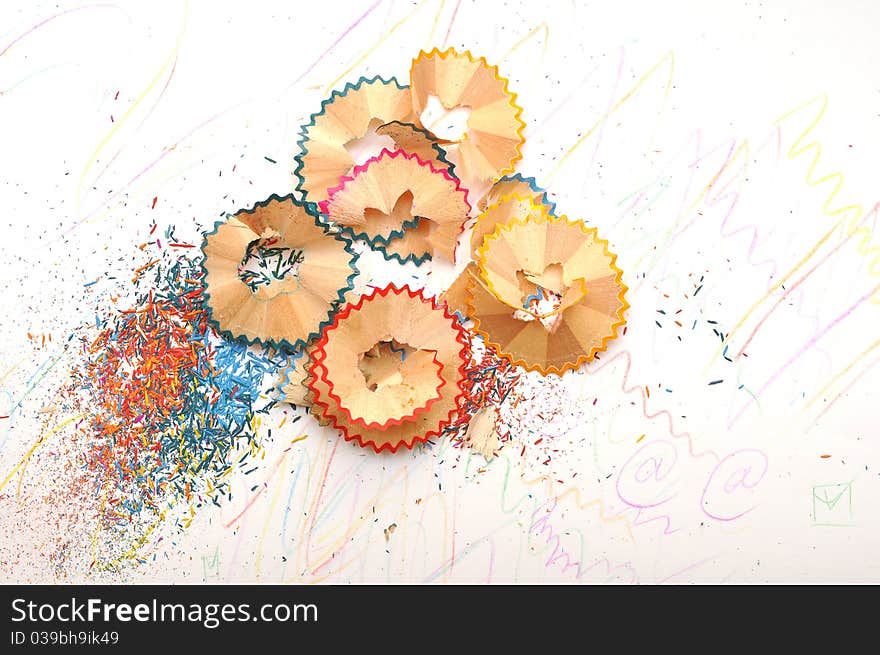 Pencil shavings