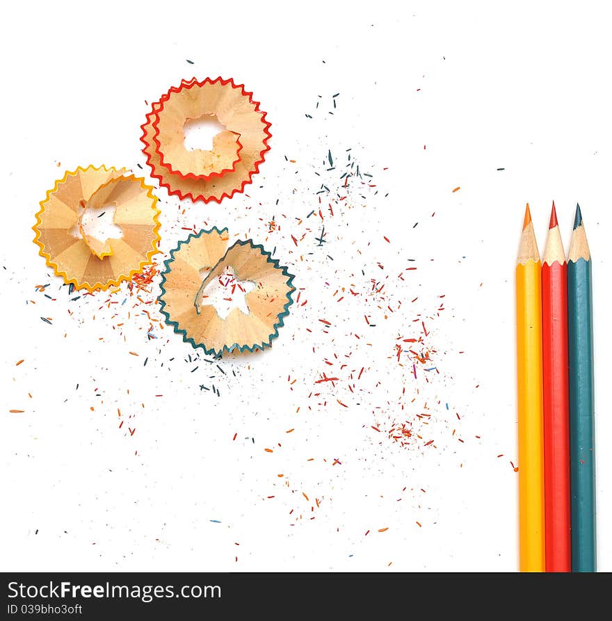 Pencil shavings