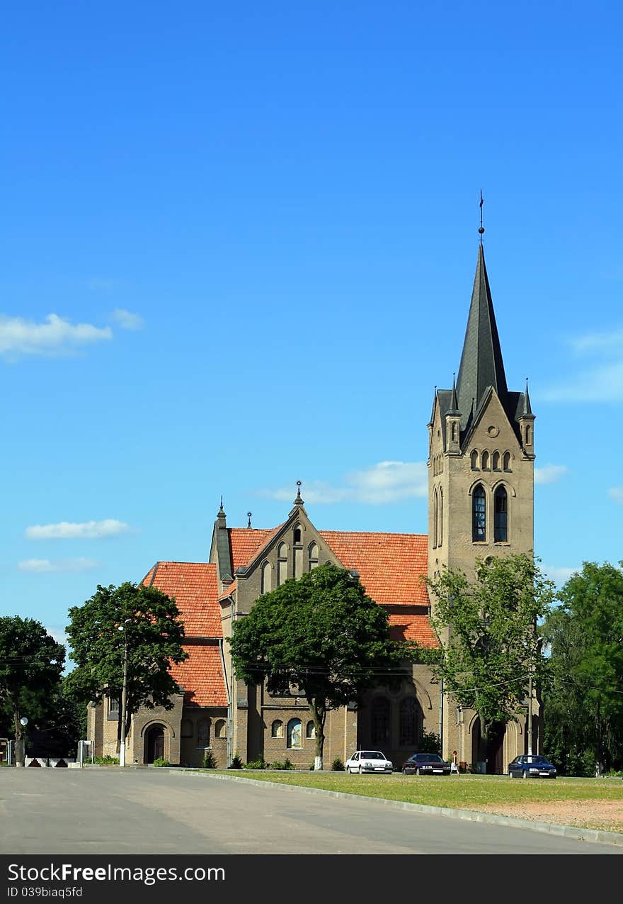 Church of the Exaltation of the Holy Cross in Vilejka, Belarus. Church of the Exaltation of the Holy Cross in Vilejka, Belarus