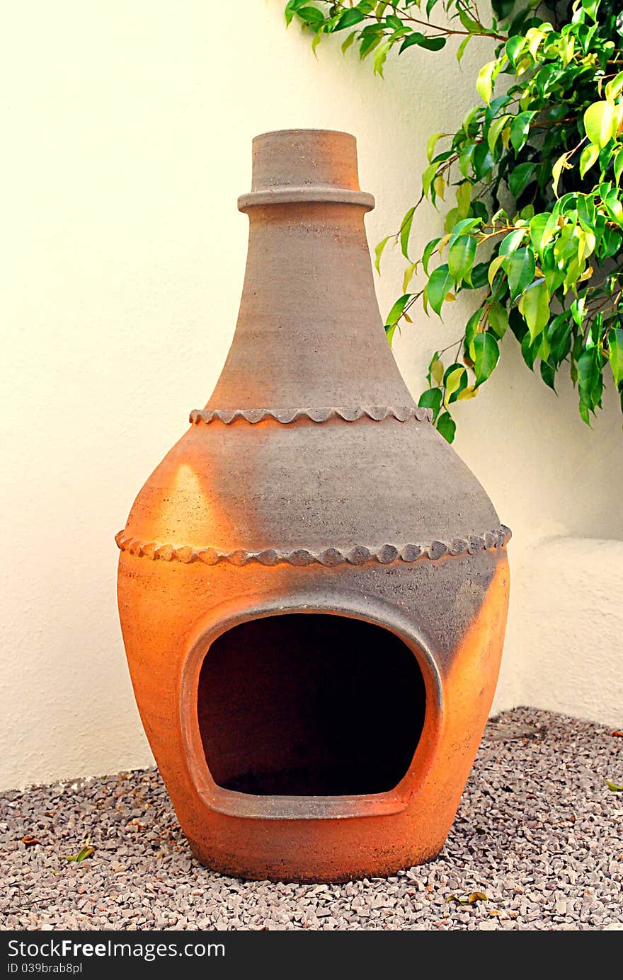 Clay chimney from Mexico