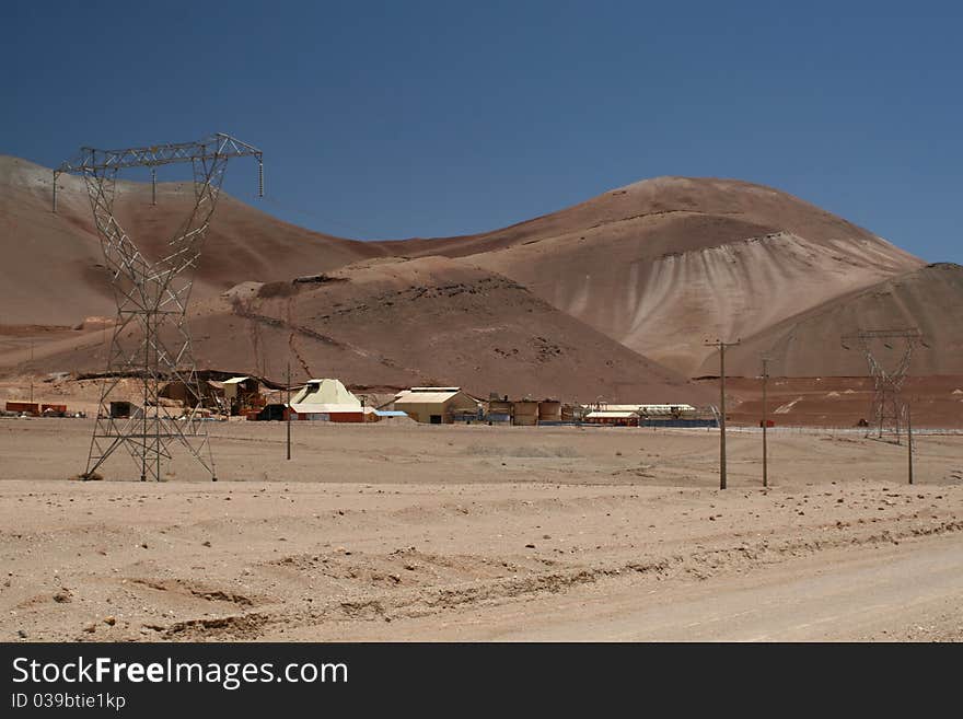 Picture taken in the driest place on Earth the Atacama desert somewhere by a mining town. Picture taken in the driest place on Earth the Atacama desert somewhere by a mining town.