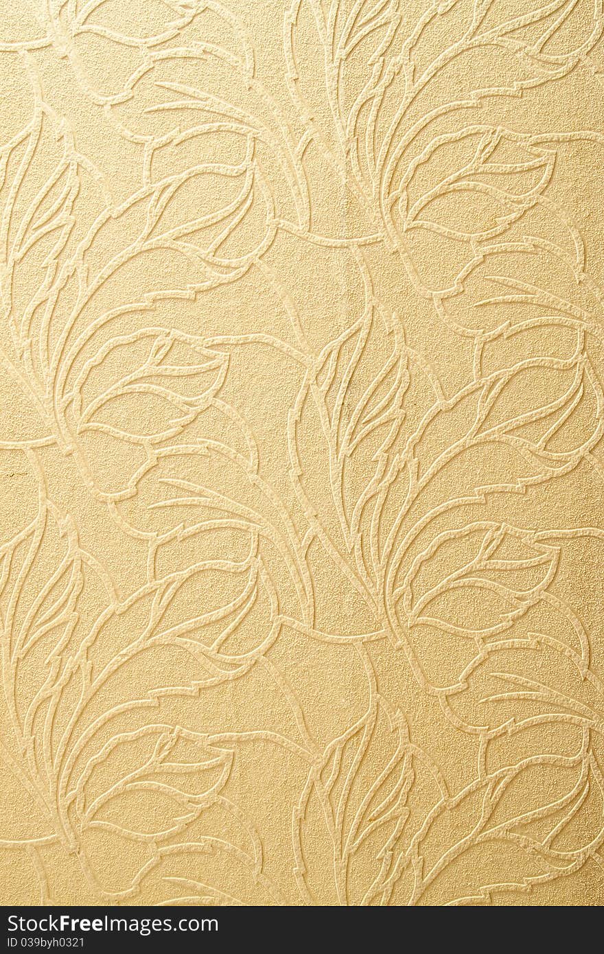 Beautiful wallpaper with floral design