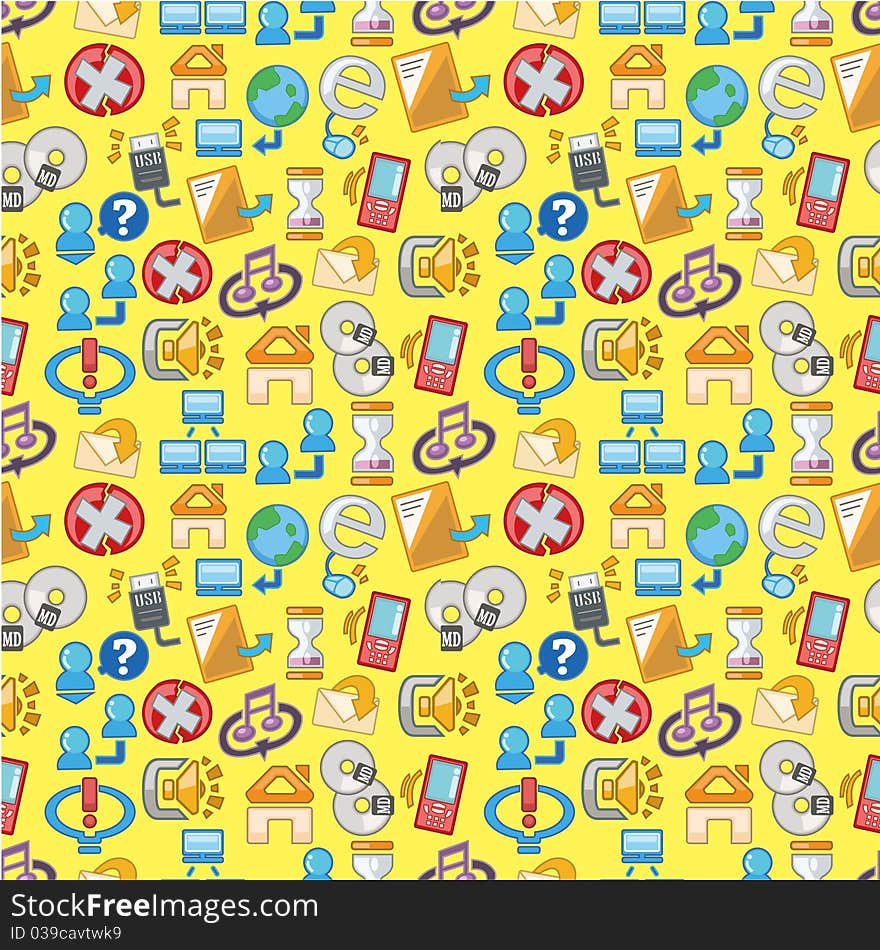 Seamless Web Pattern