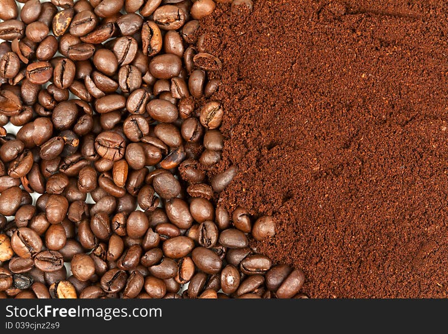 Background of coffee