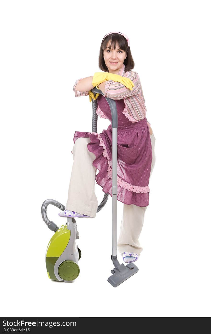 Woman With Vacuum