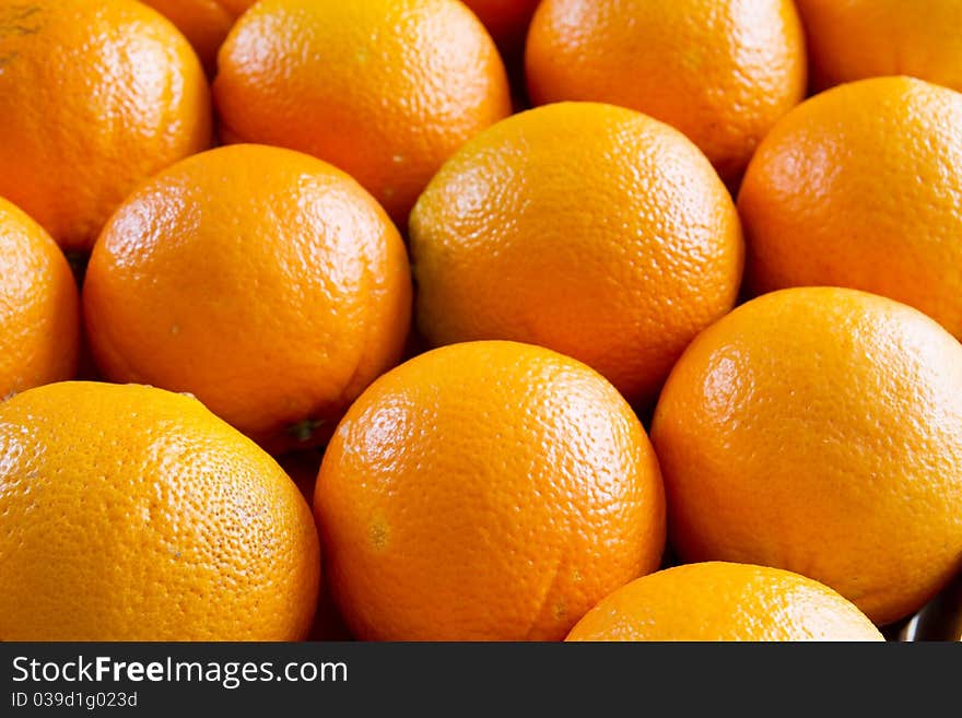 Fresh Oranges, Closeup, Format Filling. Fresh Oranges, Closeup, Format Filling