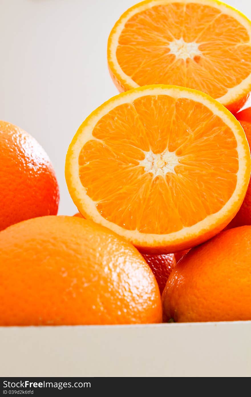 Fresh Oranges, Closeup, Format Filling. Fresh Oranges, Closeup, Format Filling