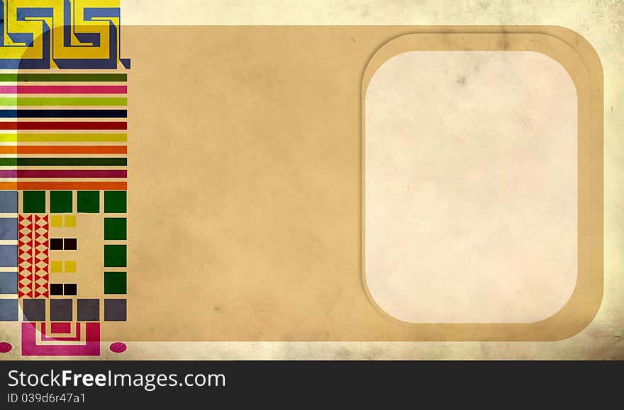 An abstract background - retro style. An abstract background - retro style