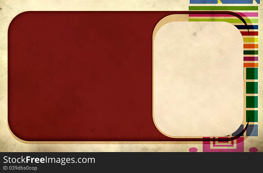 An abstract background - retro style. An abstract background - retro style