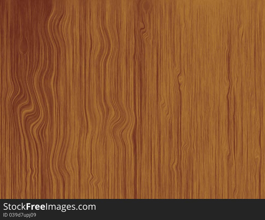 Illustration of abstract background with wooden texture