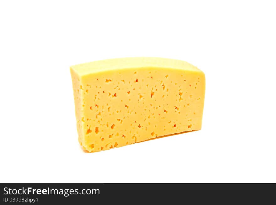 A big piece of of cheese