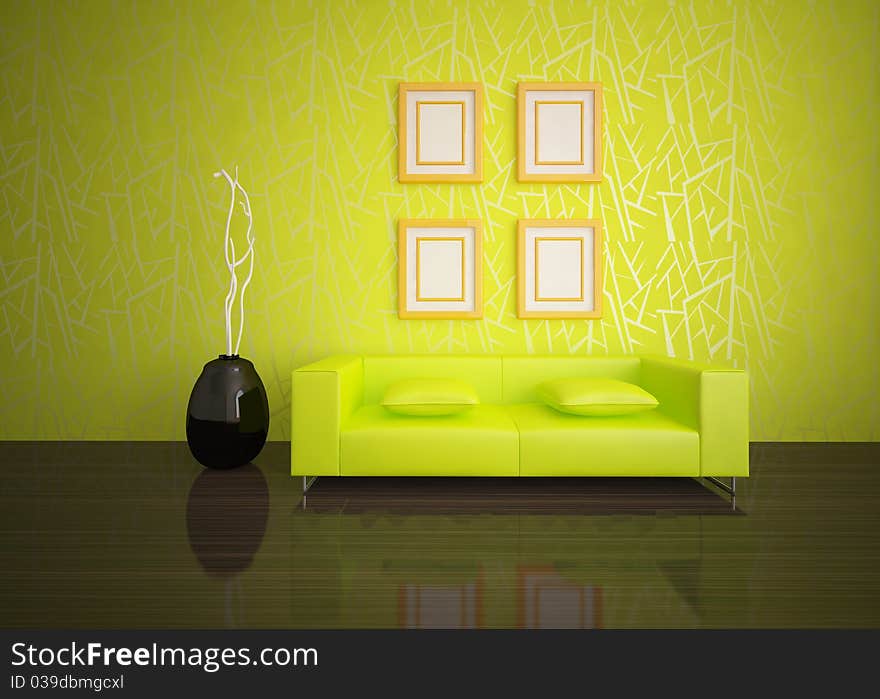 Green interior composition