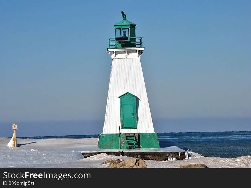 Lighthouse in Winter