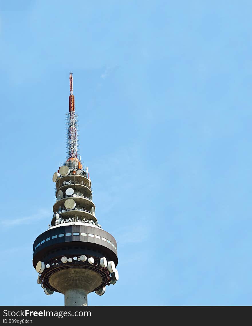 Top of spanish tv tower