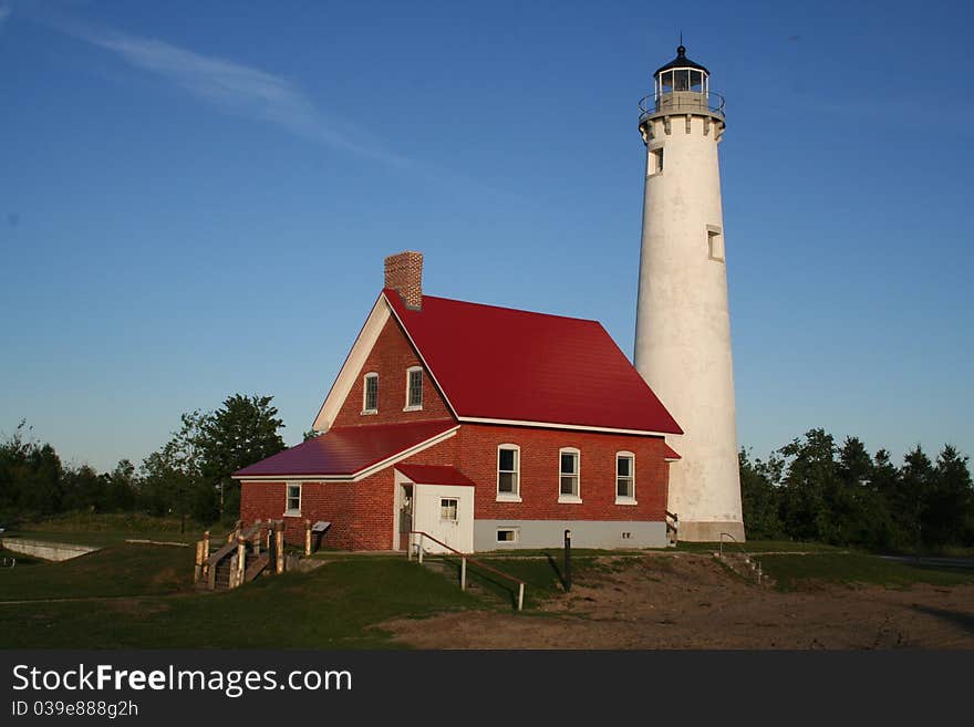 Tawas Point Lighthouse on Lake Huron