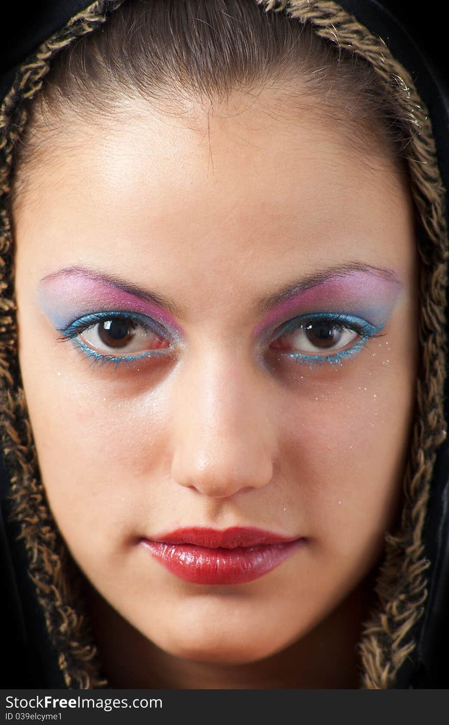 Portrait of the attractive young girl. Portrait of the attractive young girl.