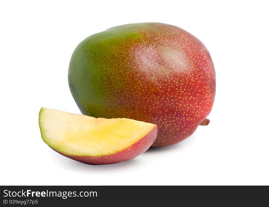 Mango isolated on white