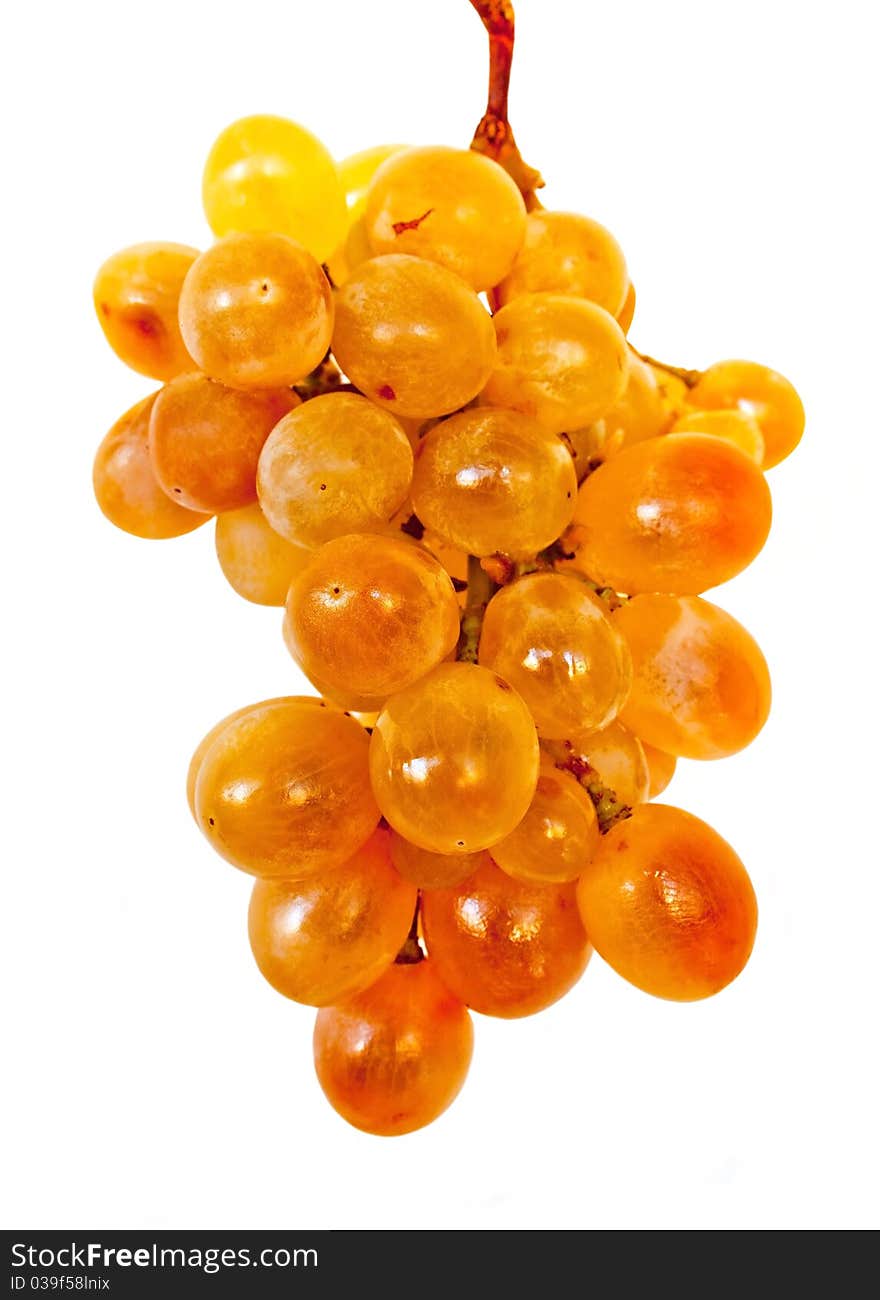 Ripe yellow grape