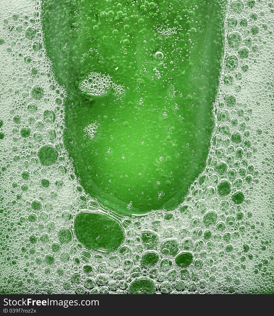 Green water texture for background