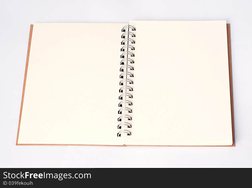 Blank notebook with pencil, You can write anything on it.