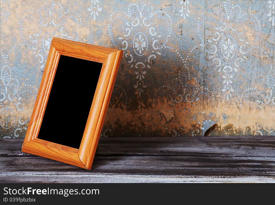 Vintage Photo-frame On Table