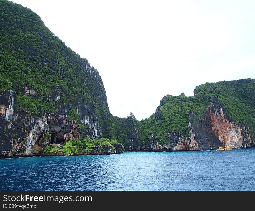 The Phi Phi Islands in Krabi Thailand