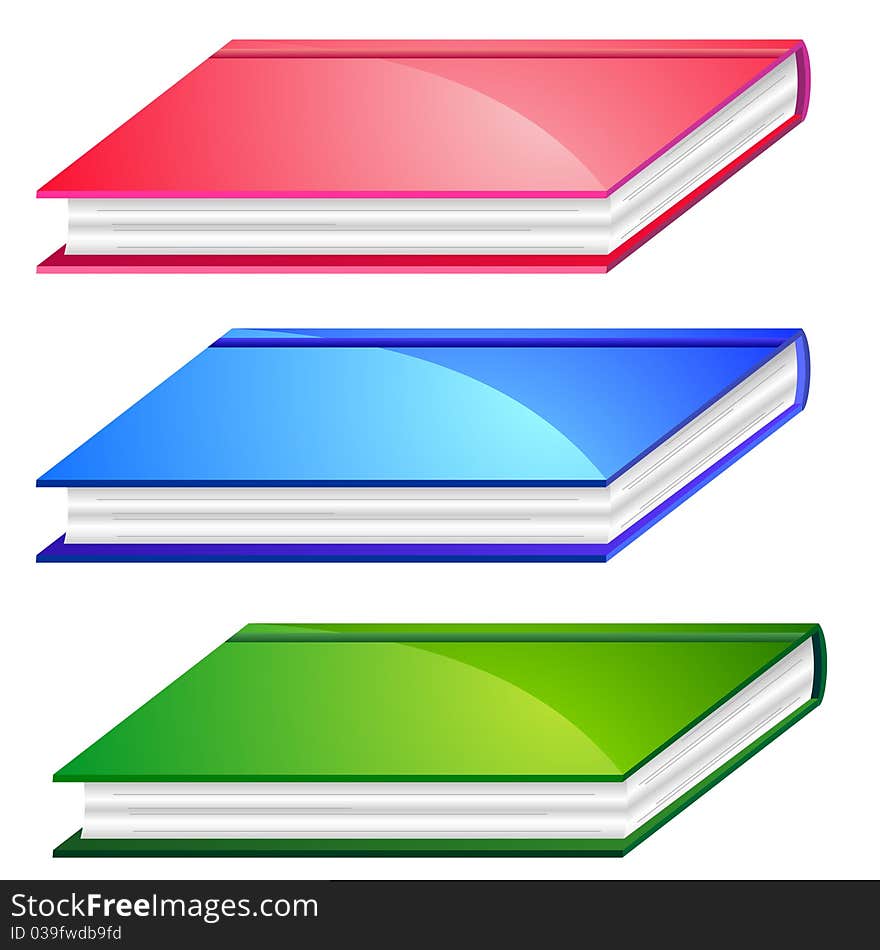 Three Colorful Books