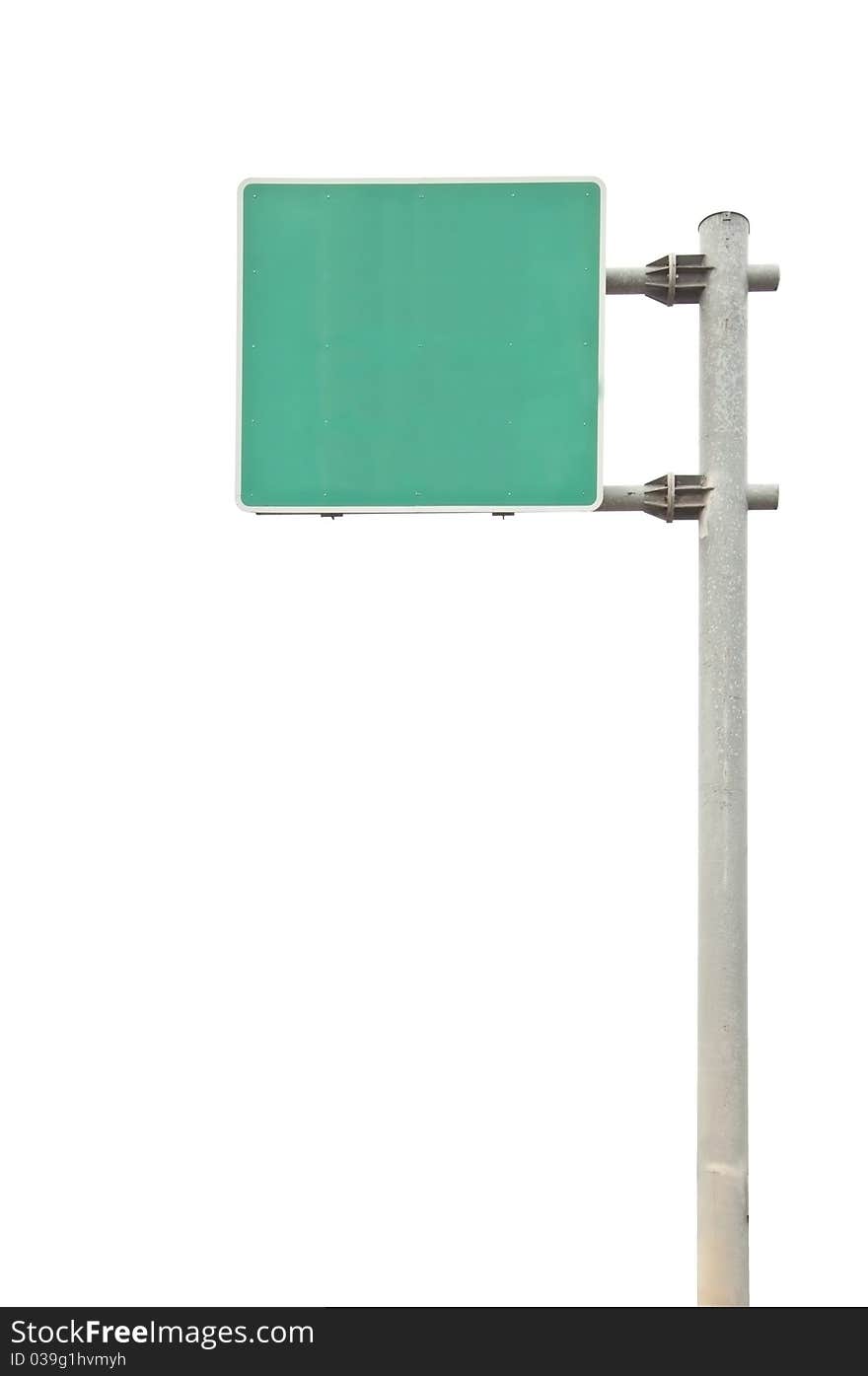 Traffic sign on white isolate background