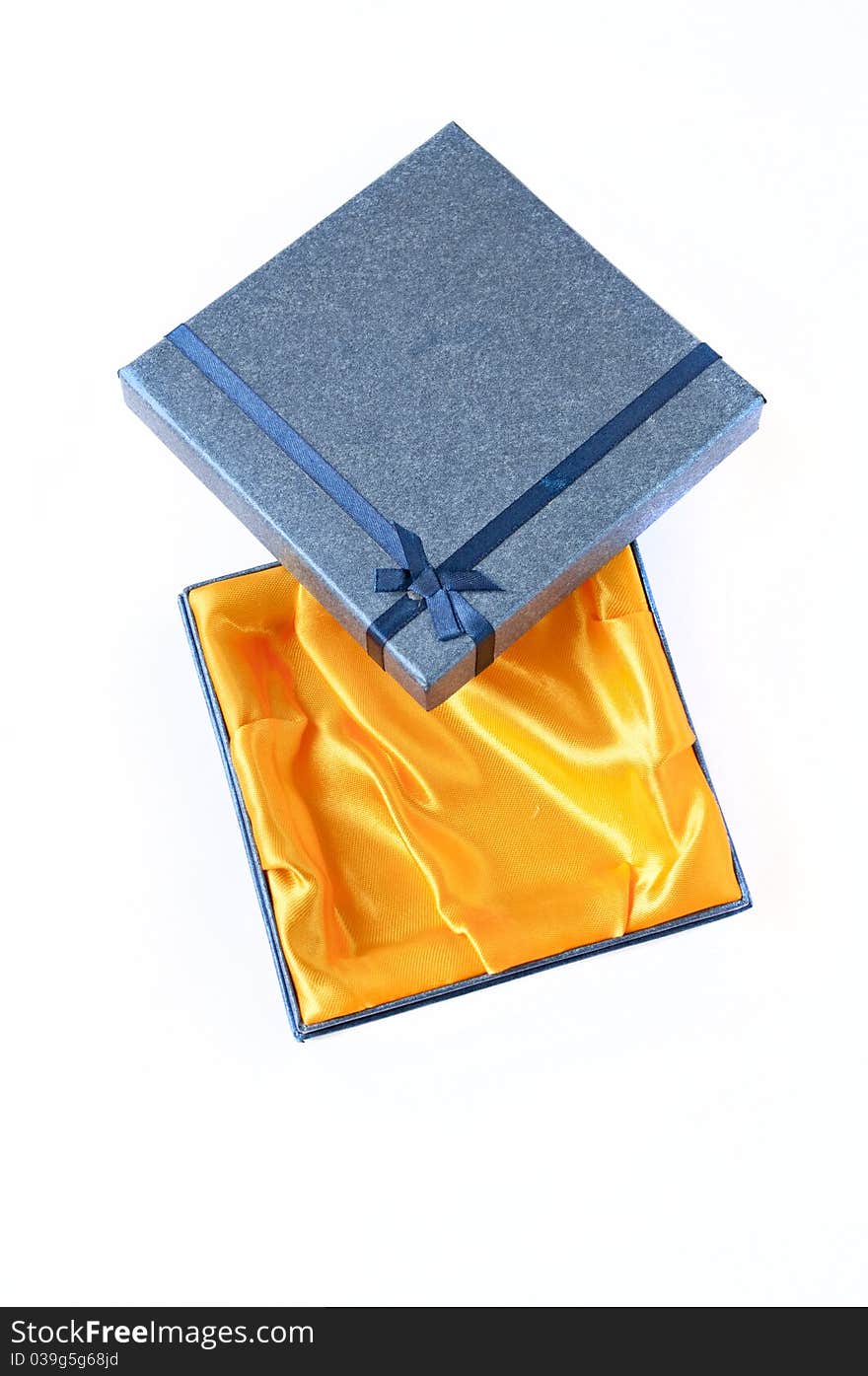 Luxury gift box - blue and gold