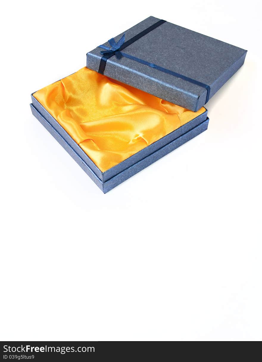 Luxury gift box - blue and gold