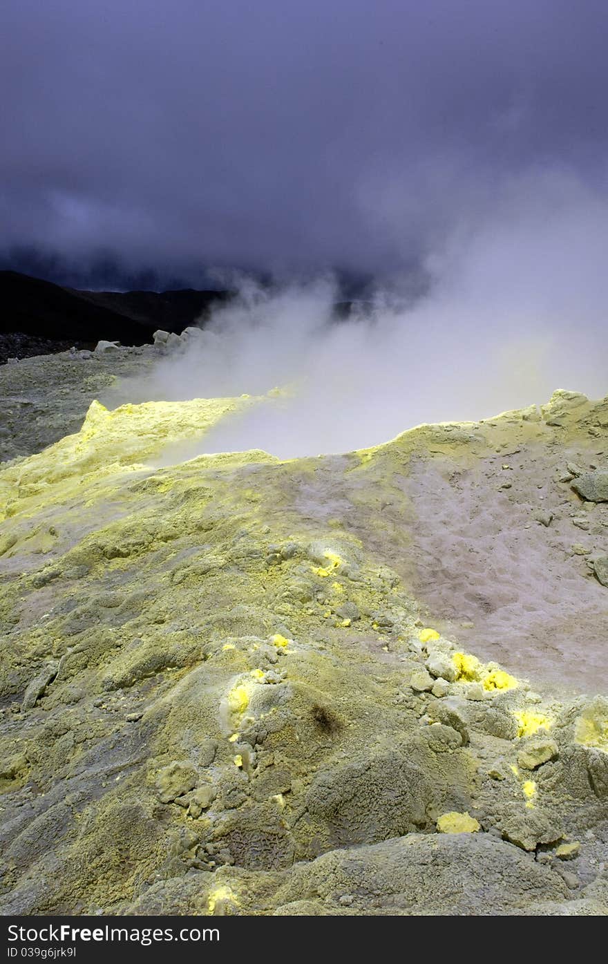 Galapagos Sulfur Volcano