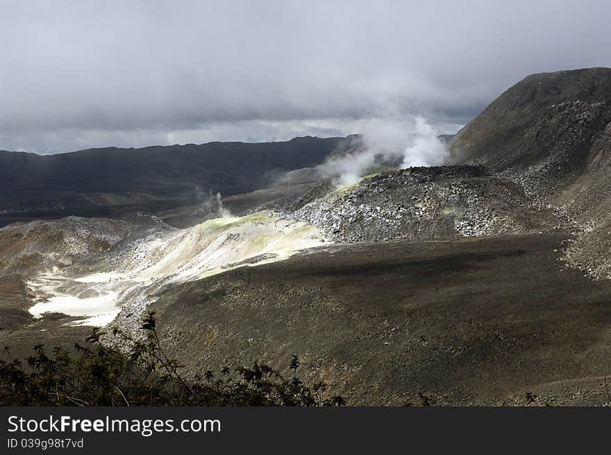 Galapagos Sulfur Volcano