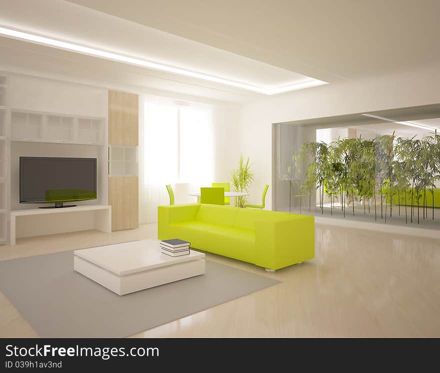 White Modern Interior