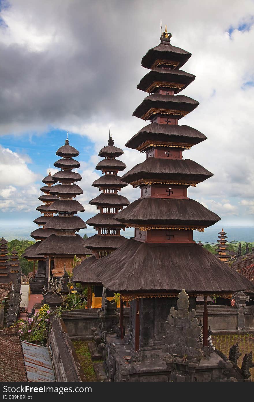 Mother Temple of Besakih. Largest hindu temple of Bali