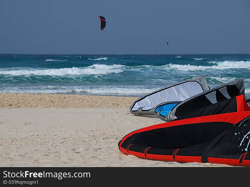 Kitesurfing Beach