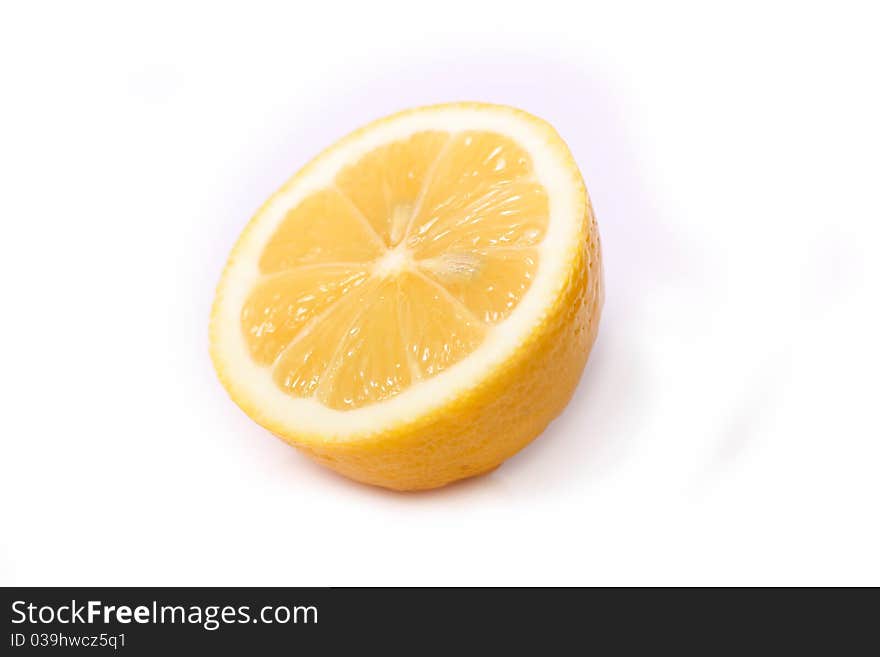 Half of lemon