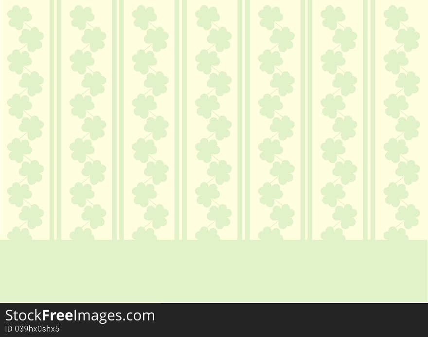 St. Patrick s wallpaper with shamrocks