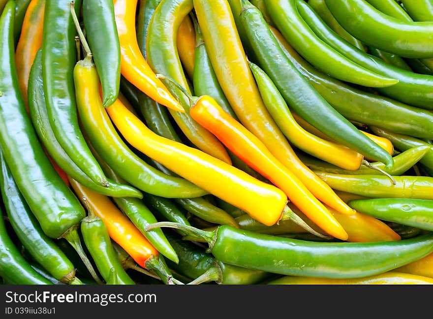 Green pepper chile