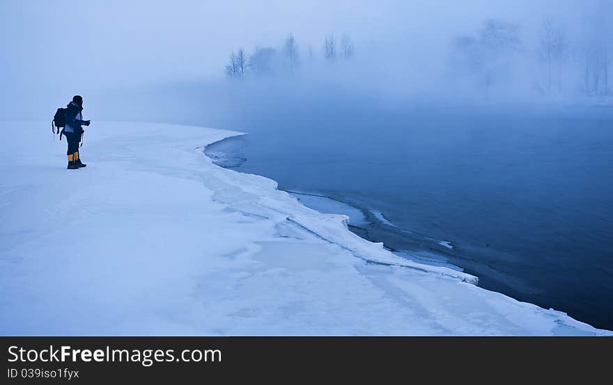 Calm winter landscape