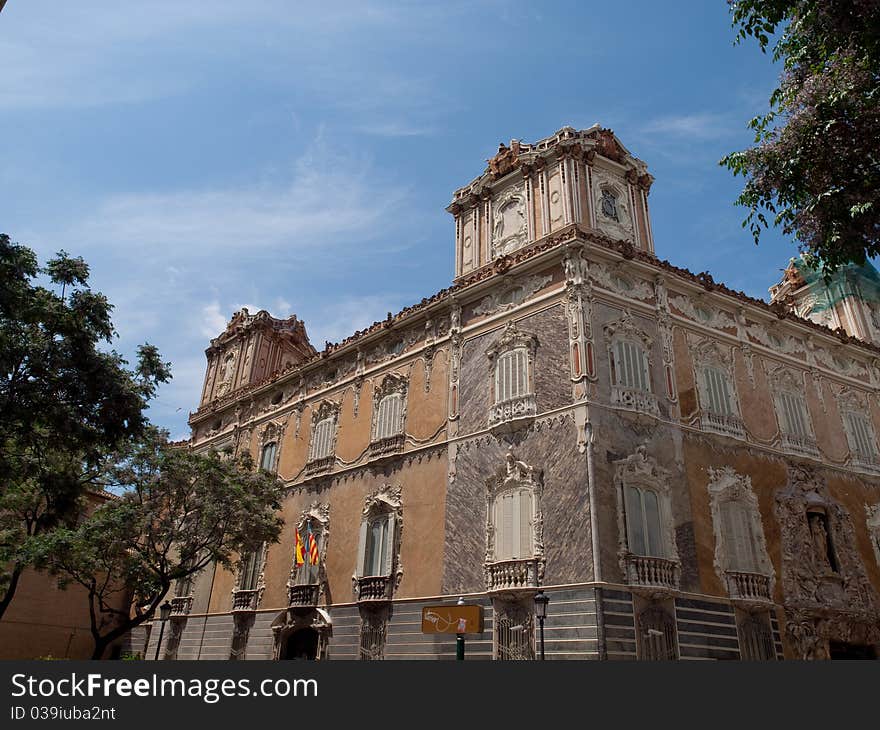 A historic building in Valencia, Spain. A historic building in Valencia, Spain.