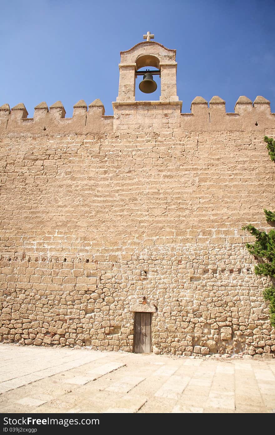 Public access castle of Almeria city in Andalusia Spain. Public access castle of Almeria city in Andalusia Spain