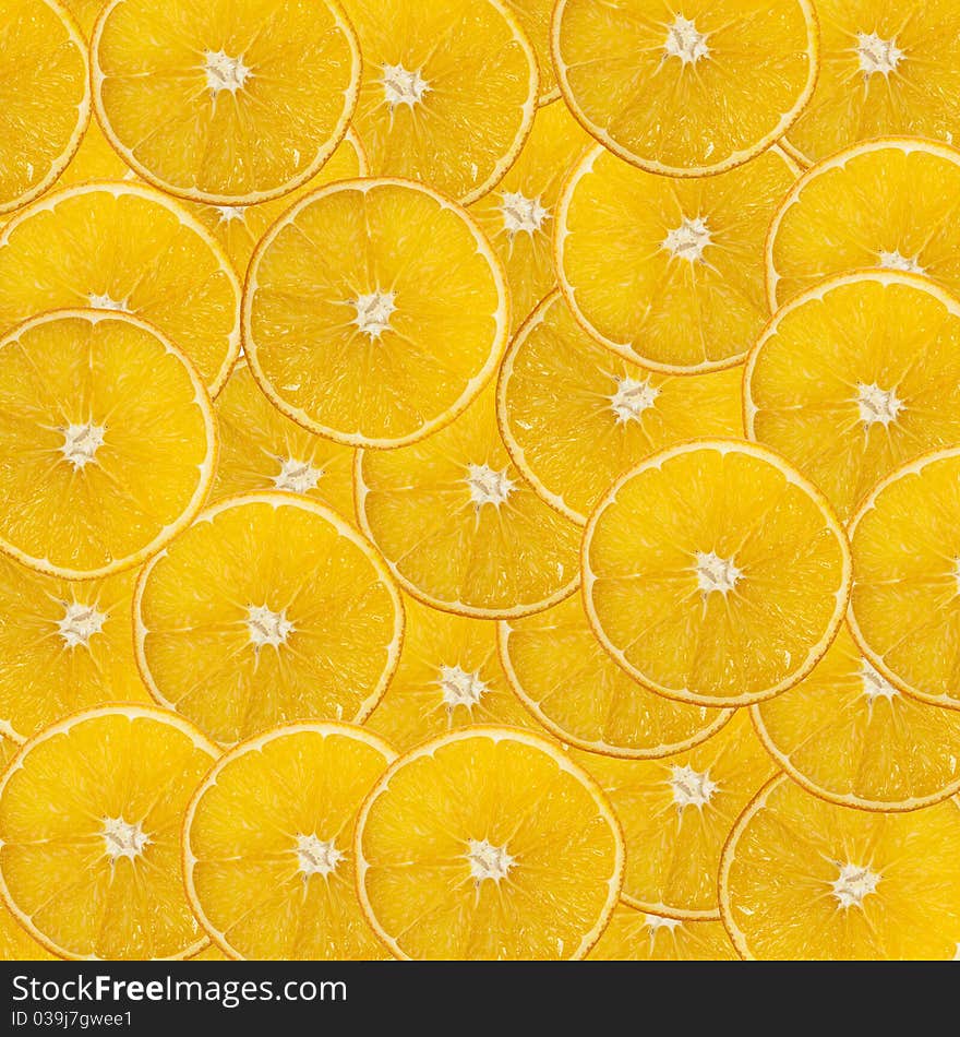 Oranges arraged as juicy background. Oranges arraged as juicy background