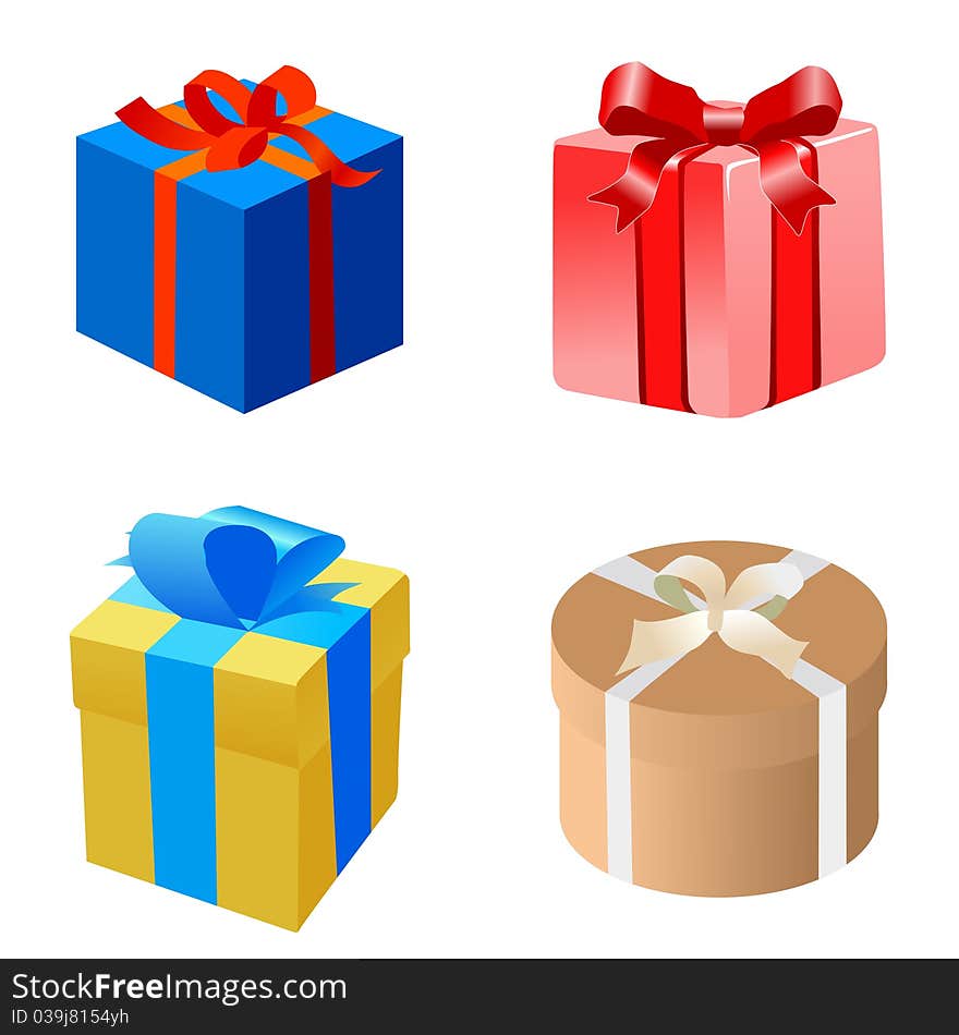 Set of gift boxes