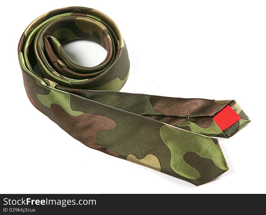 Military clolor necktie